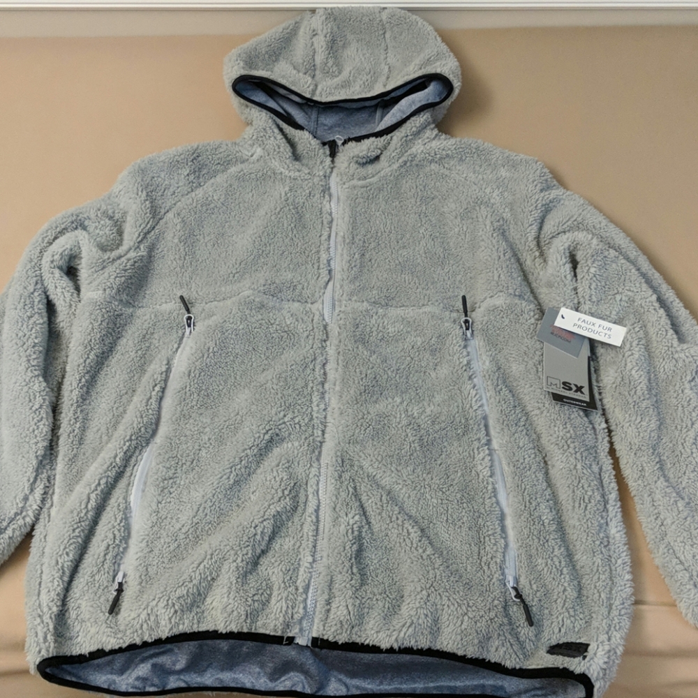 MSX by Michael Strahan Faux Fur High Rise Jacket